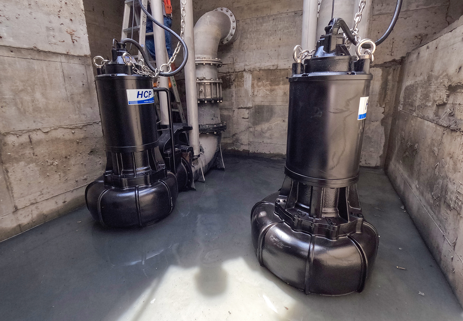 Flood Control Pumping Station in Kaohsiung, Taiwan